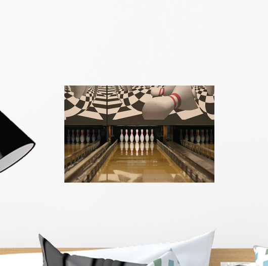 Bowling Alley Wall Mural