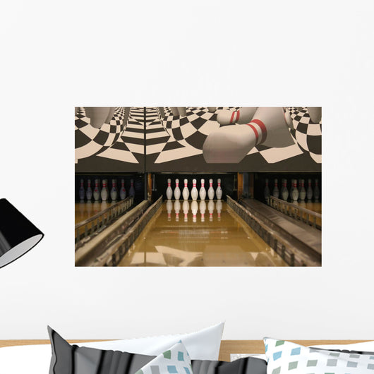 Bowling Alley Wall Mural