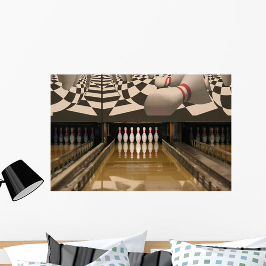 Bowling Alley Wall Mural