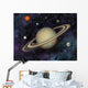 Solar System Saturn's Moons Wall Mural