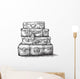 Sketch Drawing Luggage Bags