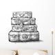 Sketch Drawing Luggage Bags