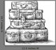 Sketch Drawing Luggage Bags