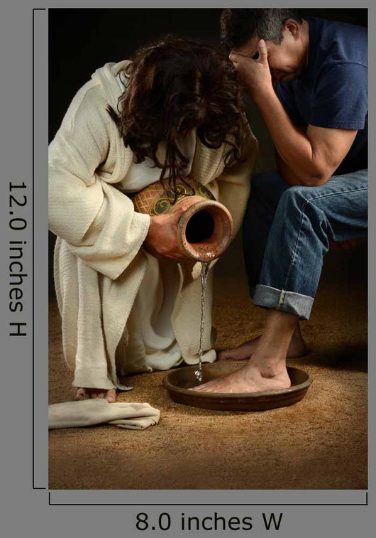 Jesus Washing Feet Man