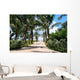 Tropical walkway to south beach Wall Mural