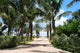 Tropical walkway to south beach Wall Mural