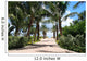 Tropical walkway to south beach Wall Mural