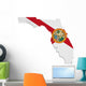 Florida Map Wall Decal