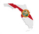 Florida Map Wall Decal
