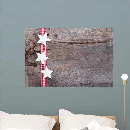 Rustic Christmas Card with