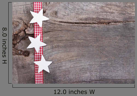 Rustic Christmas Card with
