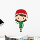 Christmas Elf Wall Decal