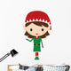 Christmas Elf Wall Decal