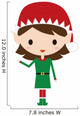 Christmas Elf Wall Decal