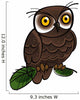 Owl Bird Wall Decal