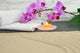 Orchid Candles and Sand