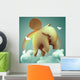 Elephant Fly Happy on Sky Wall Mural