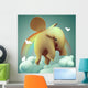 Elephant Fly Happy on Sky Wall Mural