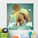 Elephant Fly Happy on Sky Wall Mural