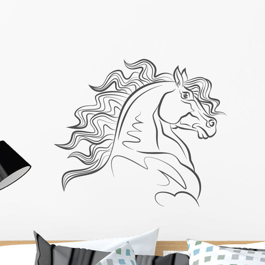 Horse Head Wall Mural