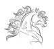 Horse Head Wall Mural