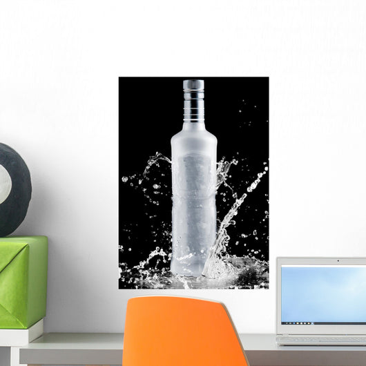 Iced Bottle Vodka Splash