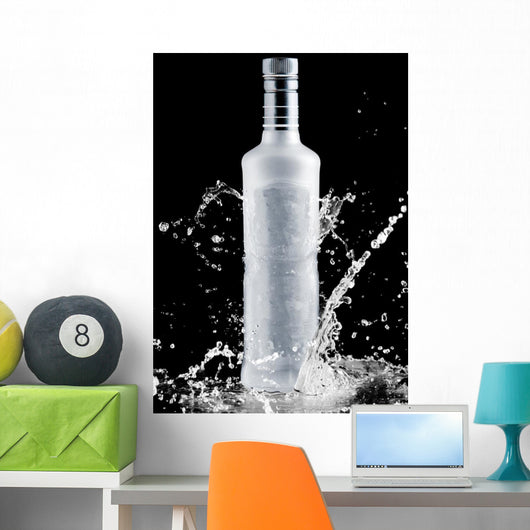 Iced Bottle Vodka Splash