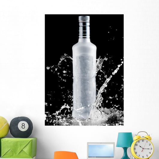 Iced Bottle Vodka Splash