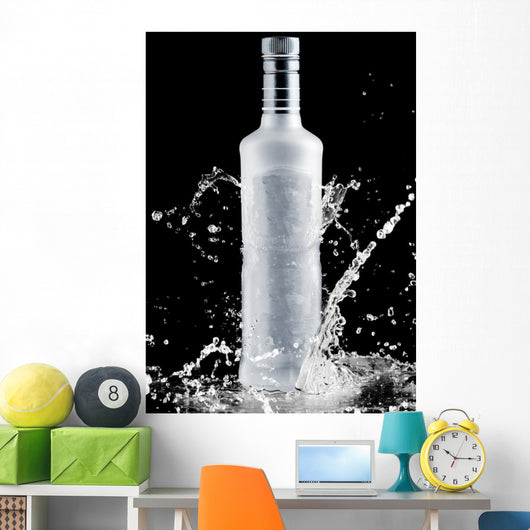 Iced Bottle Vodka Splash