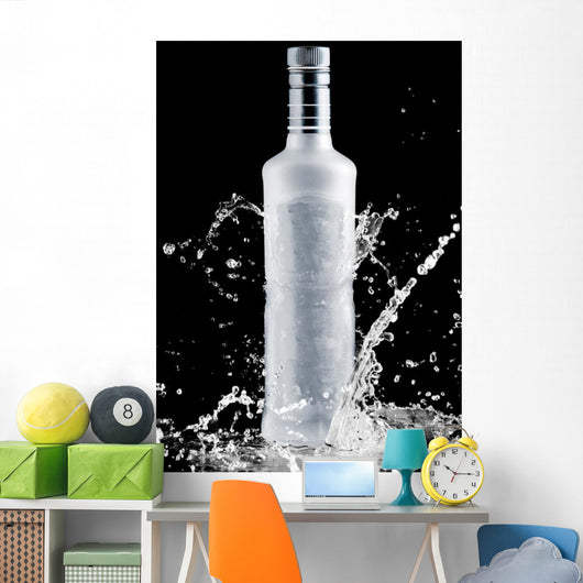 Iced Bottle Vodka Splash