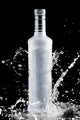 Iced Bottle Vodka Splash