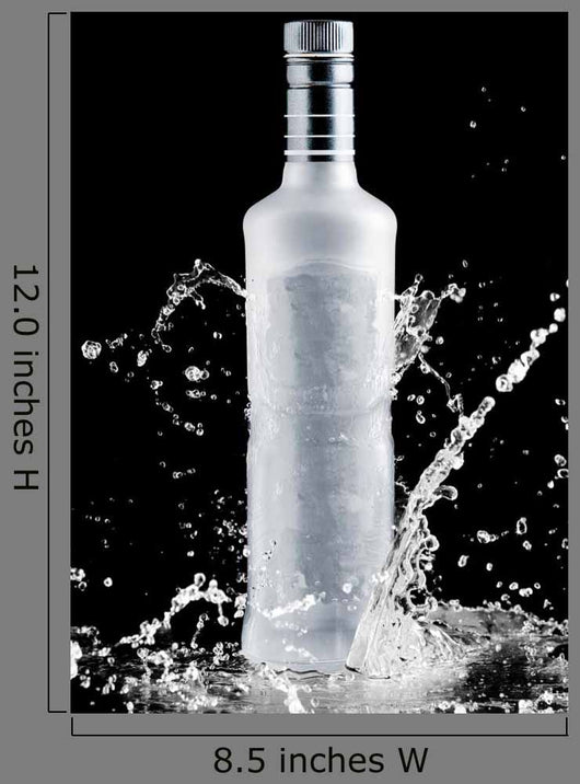 Iced Bottle Vodka Splash