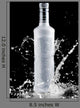 Iced Bottle Vodka Splash