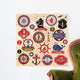 Collection of vintage retro nautical labels, badges and icons Wall Decal
