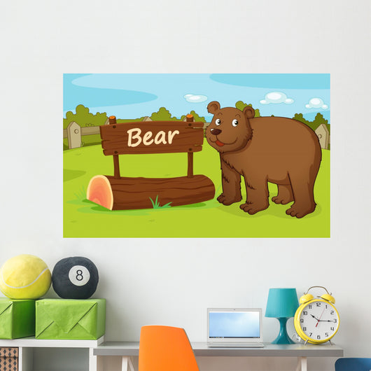 Bear Wall Mural