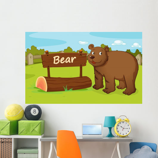 Bear Wall Mural