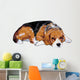 Beagle Is Resting Maybe Wall Decal