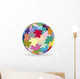 Spherical puzzle Wall Decal