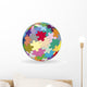Spherical puzzle Wall Decal