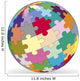 Spherical puzzle Wall Decal