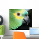 pretty blue fronted Amazon Wall Mural