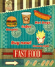 Vintage Fast Food Menu