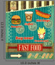 Vintage Fast Food Menu