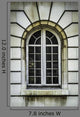 Aged Arch White Window
