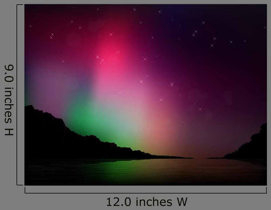 Vector Aurora Borealis