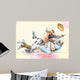 American Football Hand Drawing Wall Mural
