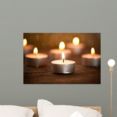 13 Candles Wall Decal shown on a wall