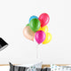 Colorful Balloons White Wall Decal