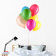 Colorful Balloons White Wall Decal