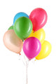 Colorful Balloons White Wall Decal